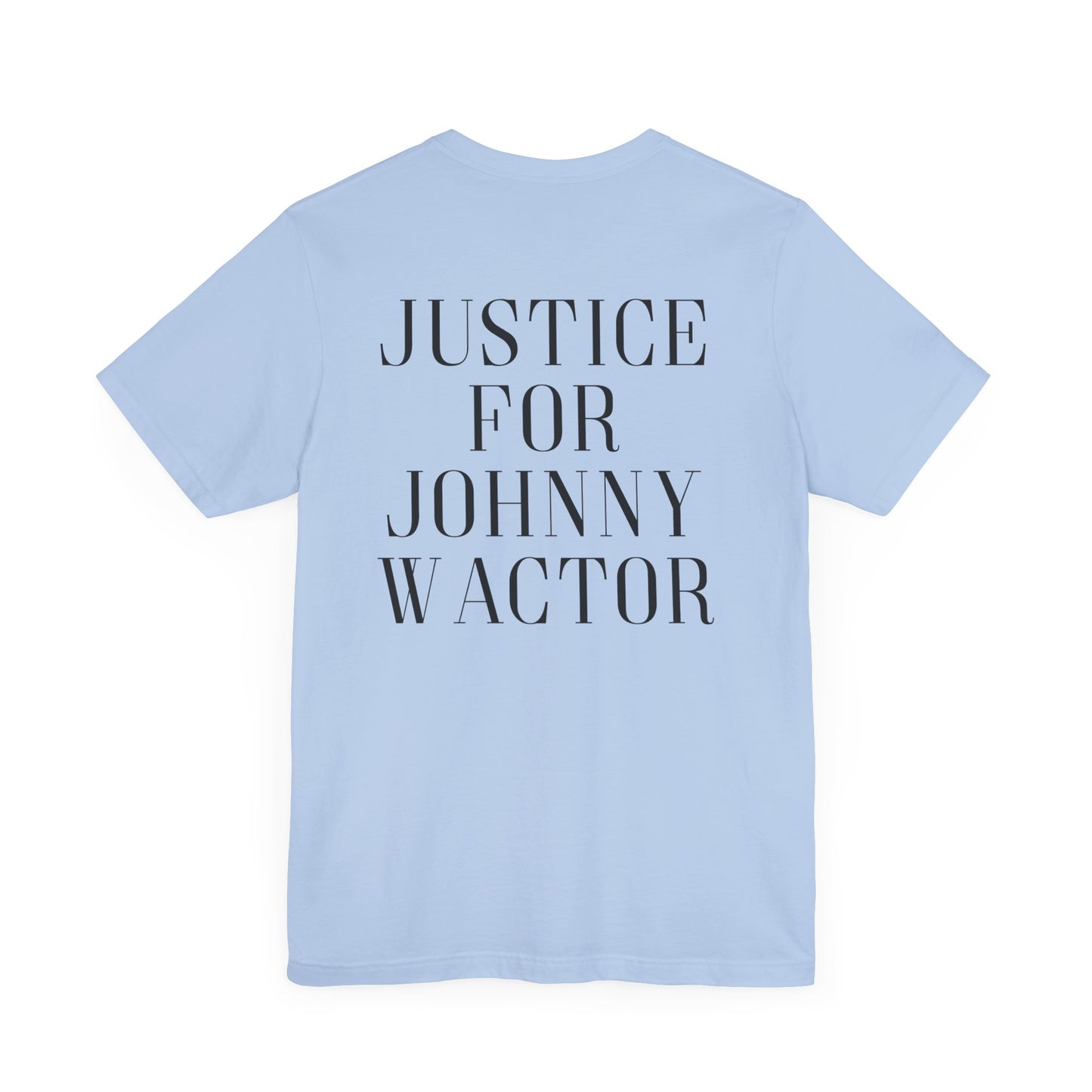 Justice For Johnny Coffee Unisex Jersey Short Sleeve Tee