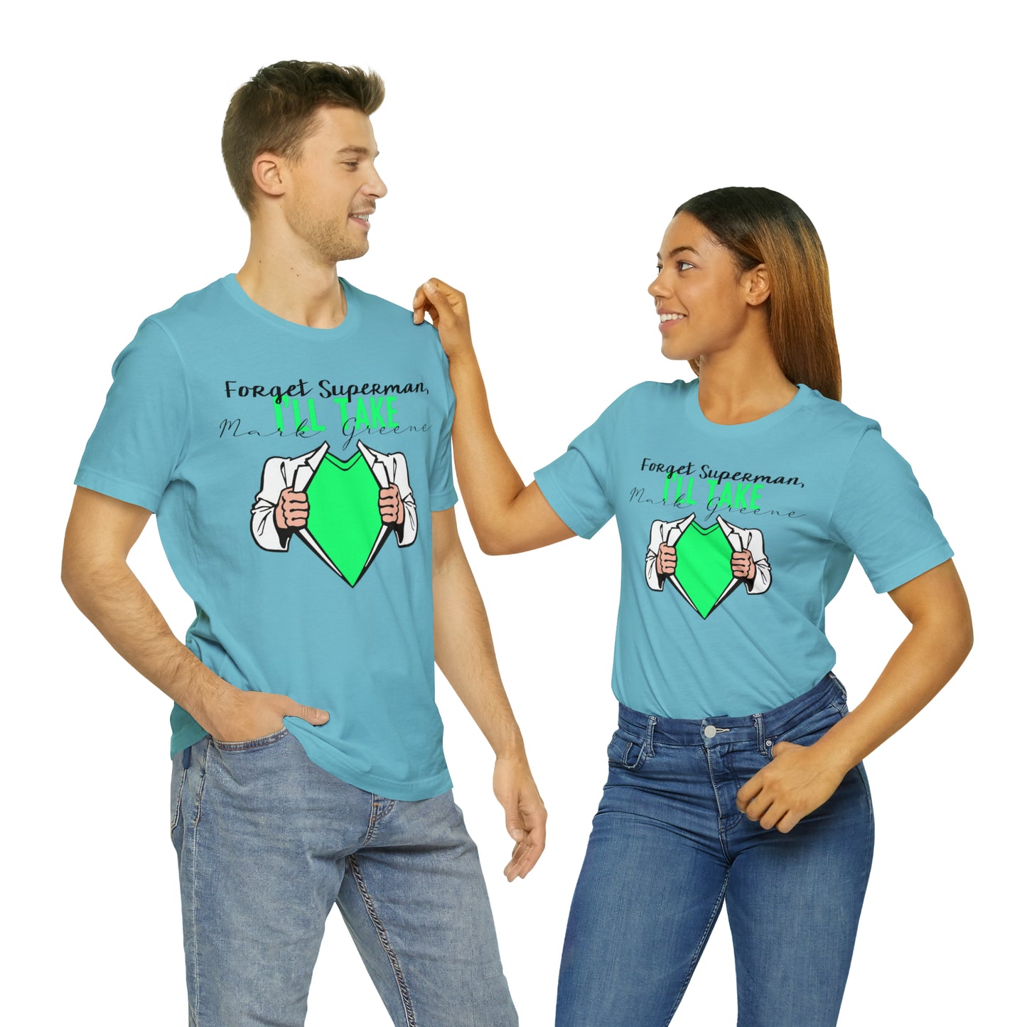Forget Superman, I'll Take Mark Greene Unisex Jersey Short Sleeve Tee