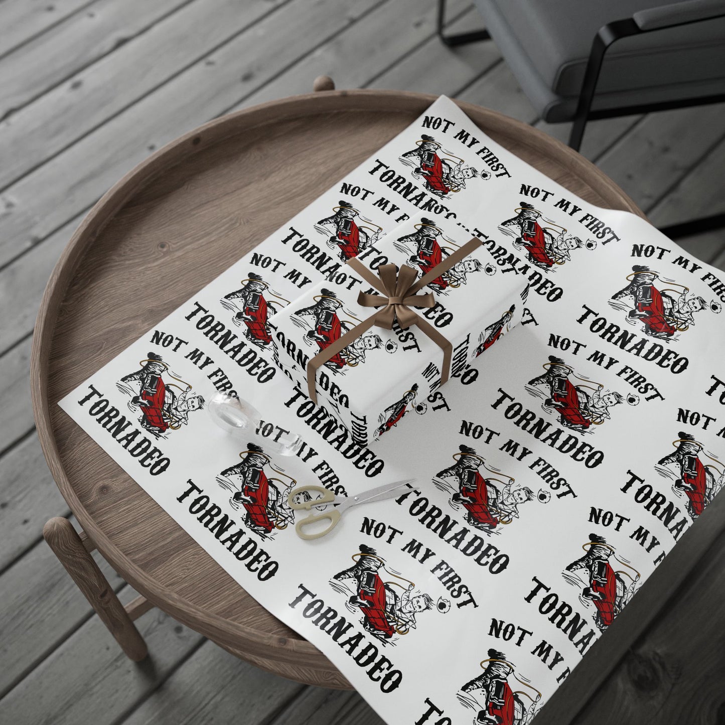 Not My First Twister Twisters Wrapping Paper