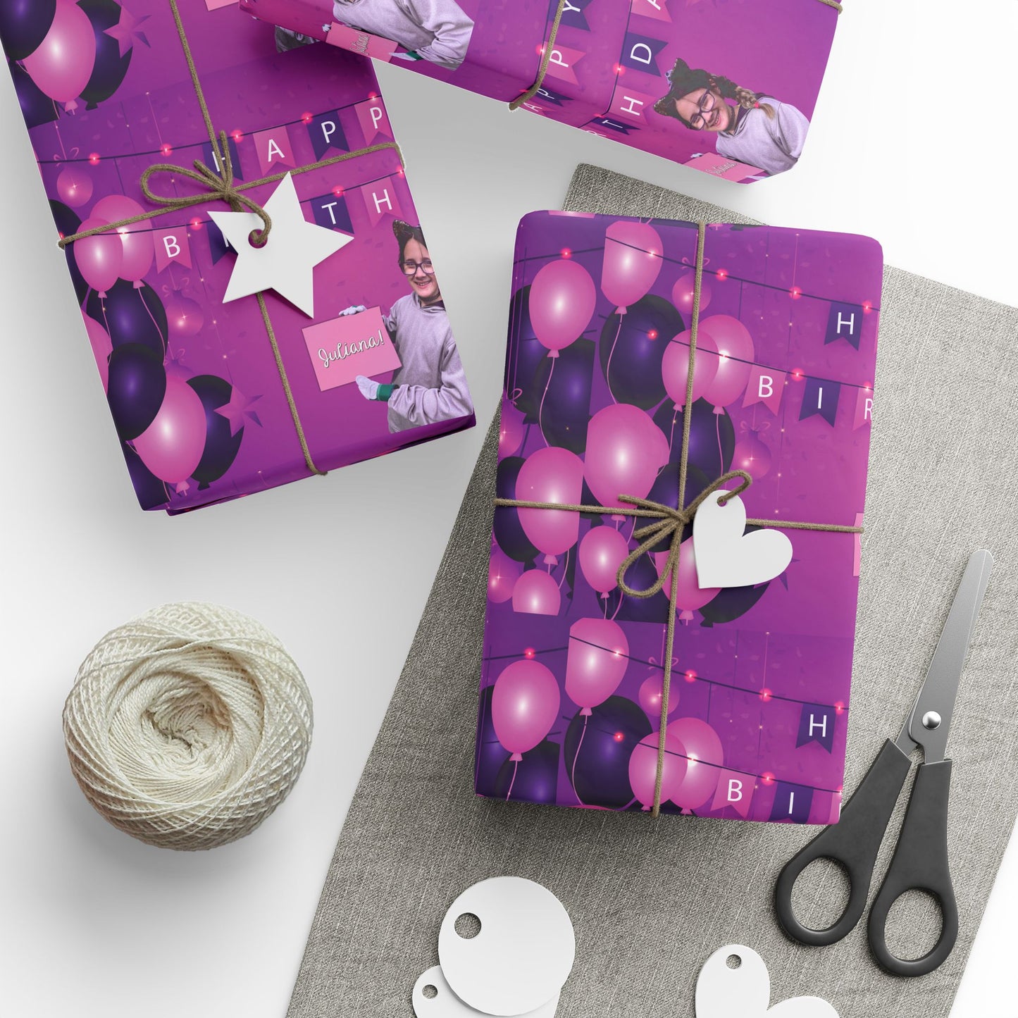 Juliana Birthday Wrapping Paper