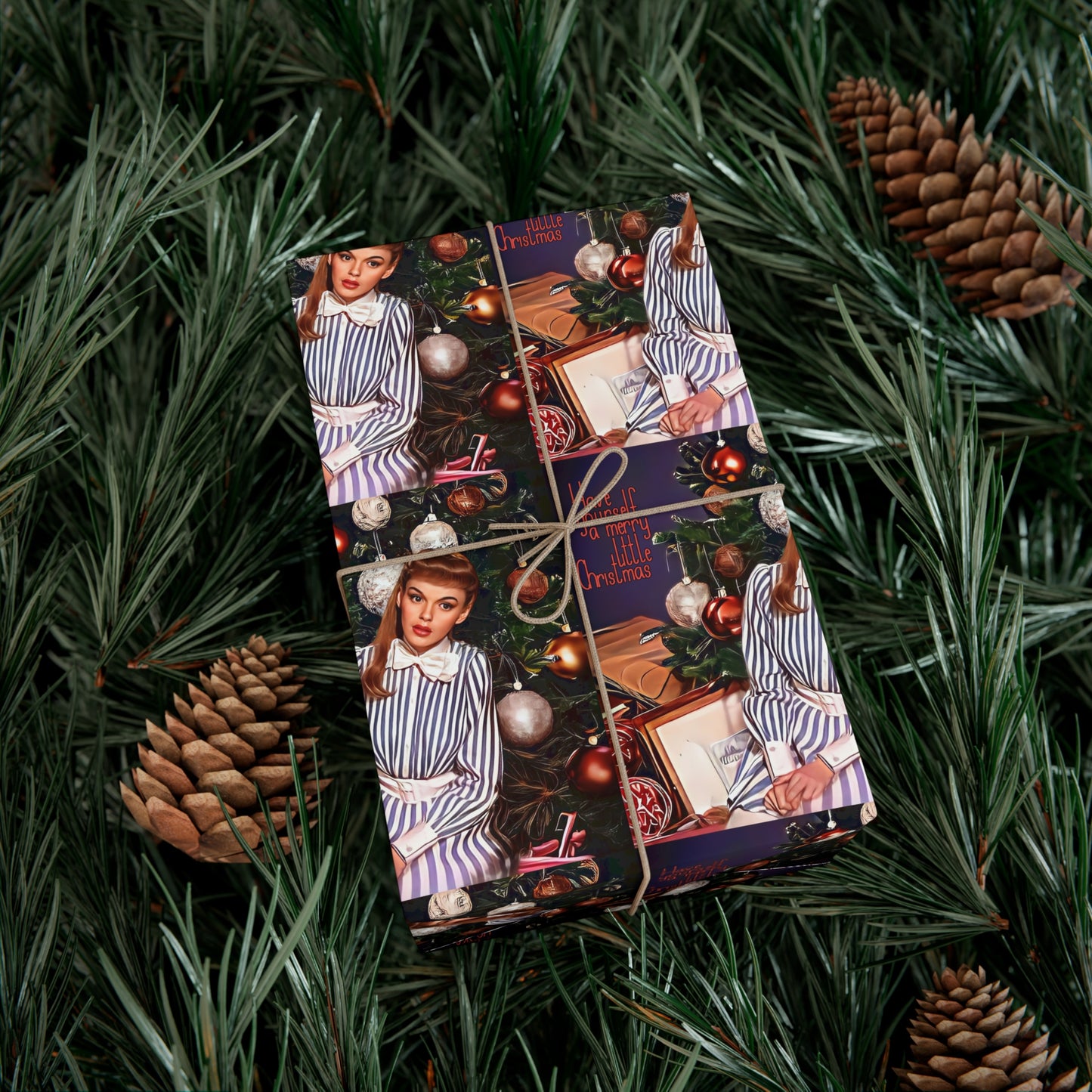 Judy Garland Have Yourself a Merry Little Christmas Gift Wrap Papers