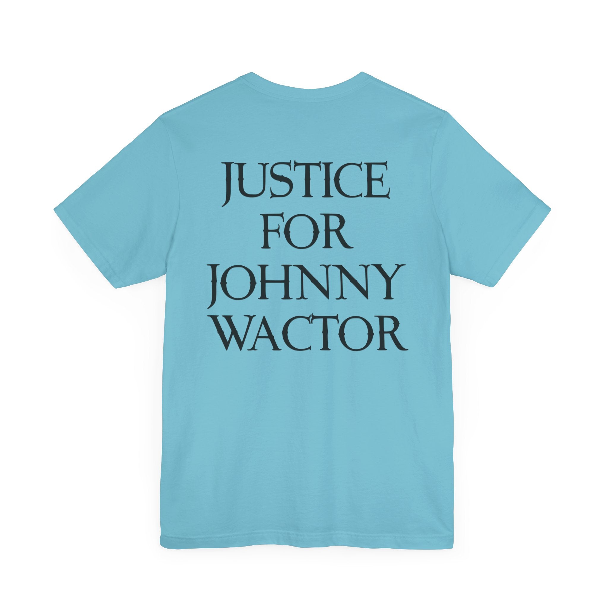 Johnny Angel Justice for Johnny Unisex Jersey Short Sleeve Tee