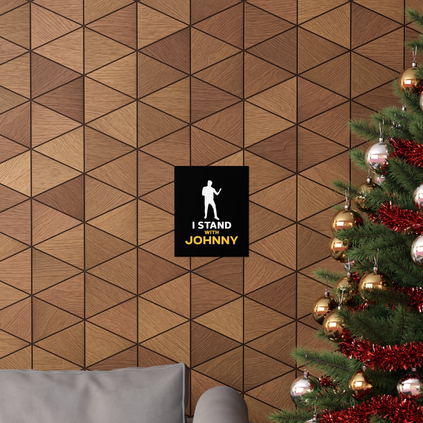 I Stand with Johnny Premium Matte Vertical Posters