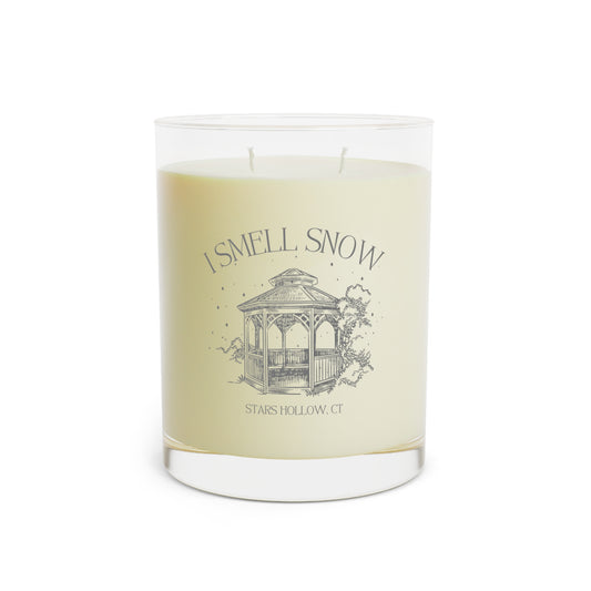 I Smell Snow Scented Candle - Full Glass, 11oz