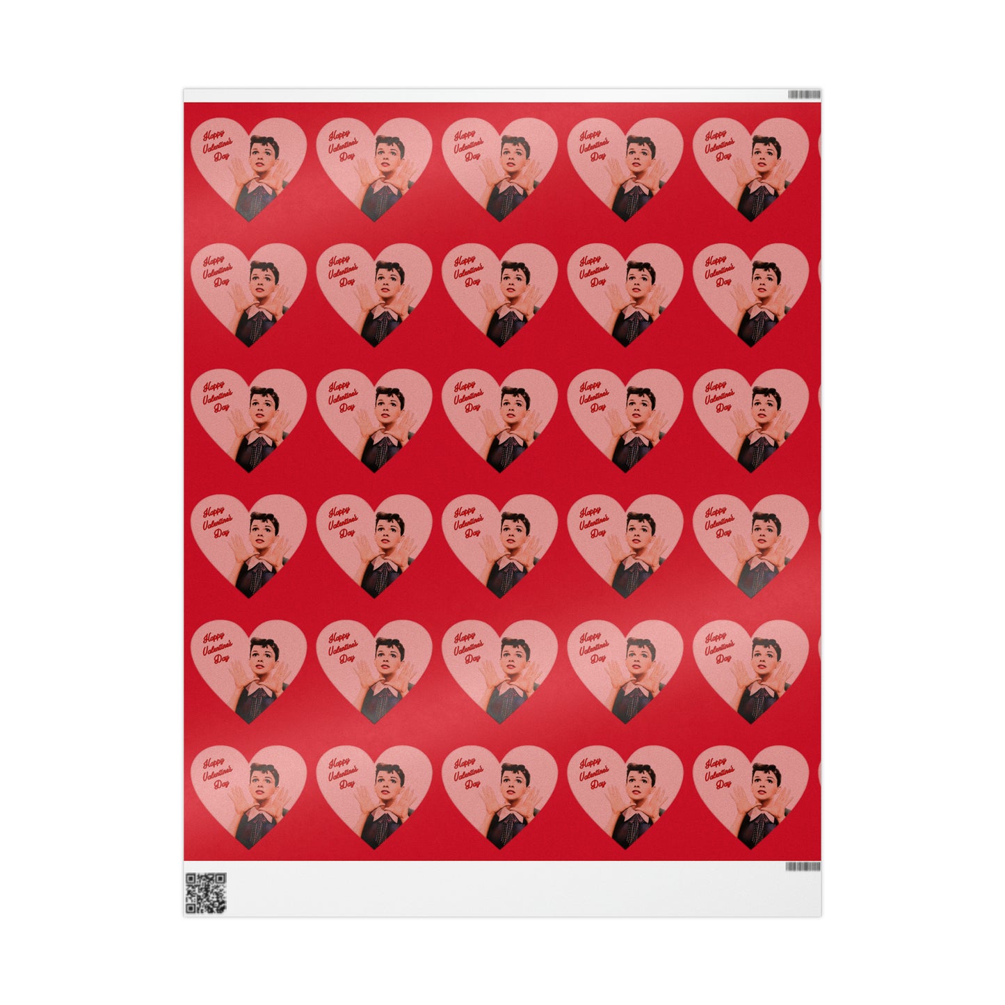 Judy Garland Valentine's Day Wrapping Paper