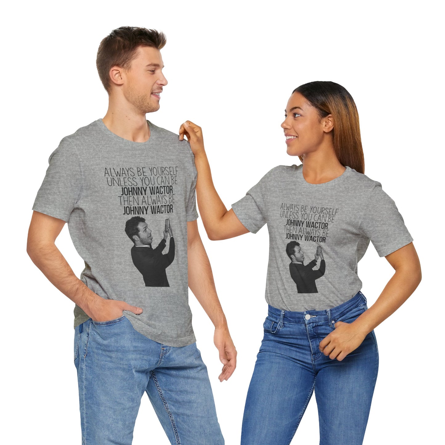 Always Be Johnny Justice for Johnny Wactor Unisex Jersey Short Sleeve Tee