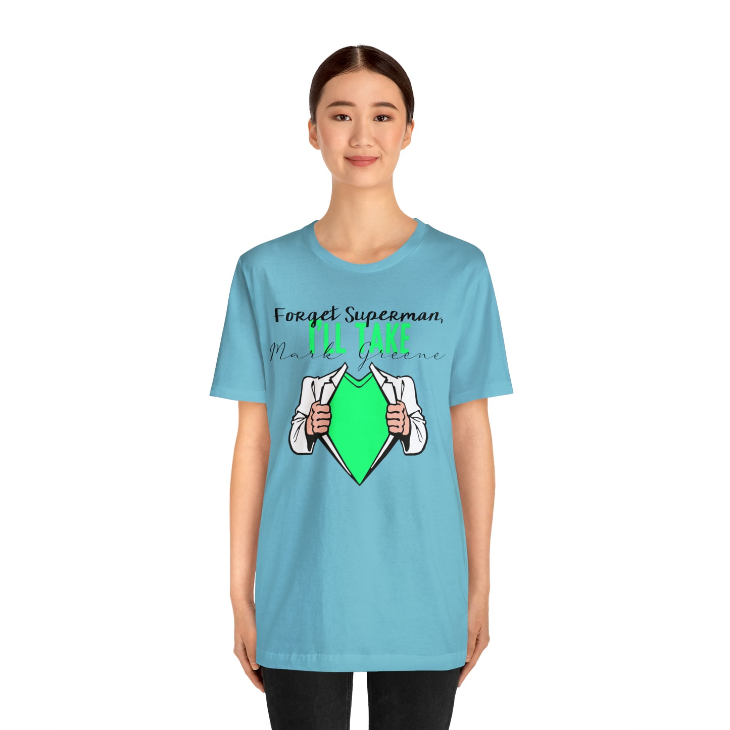 Forget Superman, I'll Take Mark Greene Unisex Jersey Short Sleeve Tee