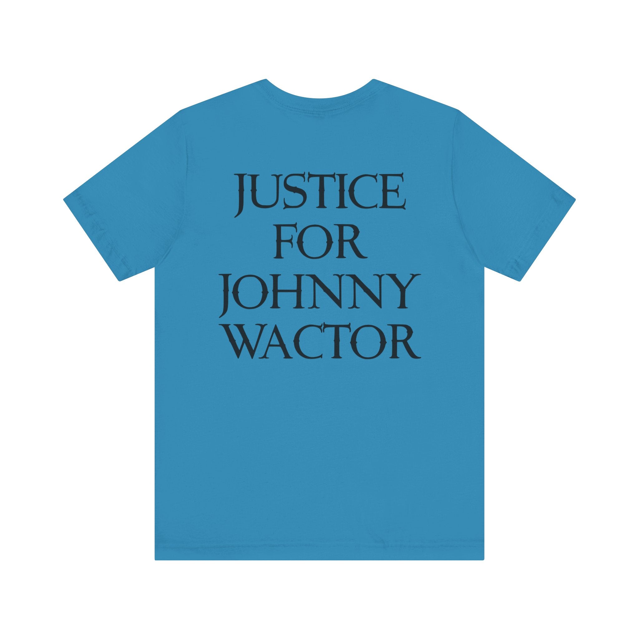 Johnny Angel Justice for Johnny Unisex Jersey Short Sleeve Tee