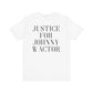 Justice For Johnny Coffee Unisex Jersey Short Sleeve Tee