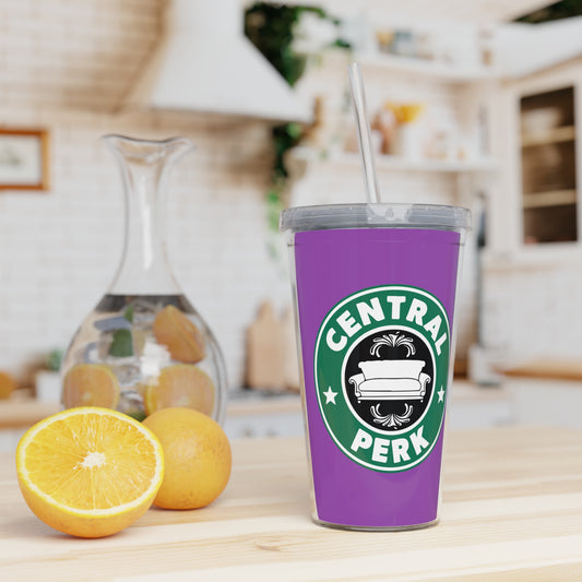 Friends Central Perk Plastic Tumbler with Straw