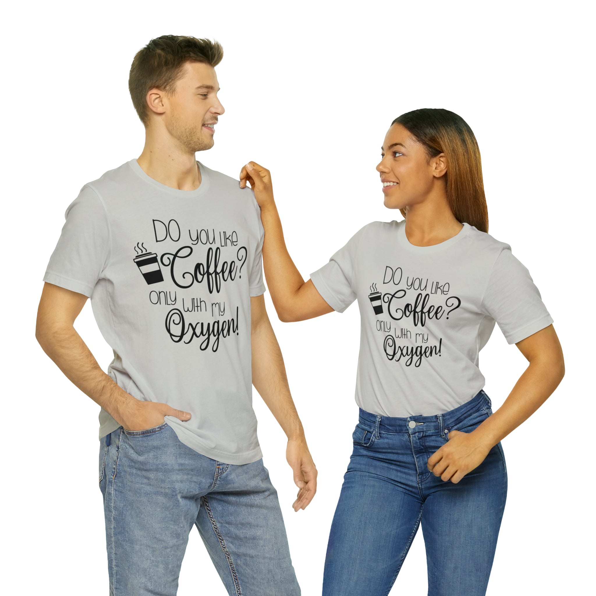 Gilmore Girls Only With My Oxygen Unisex Jersey Short Sleeve Tee