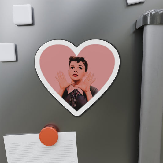 Judy Garland Heart Shaped Die-Cut Magnets