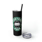 Friends Central Perk Skinny Tumbler with Straw, 20oz