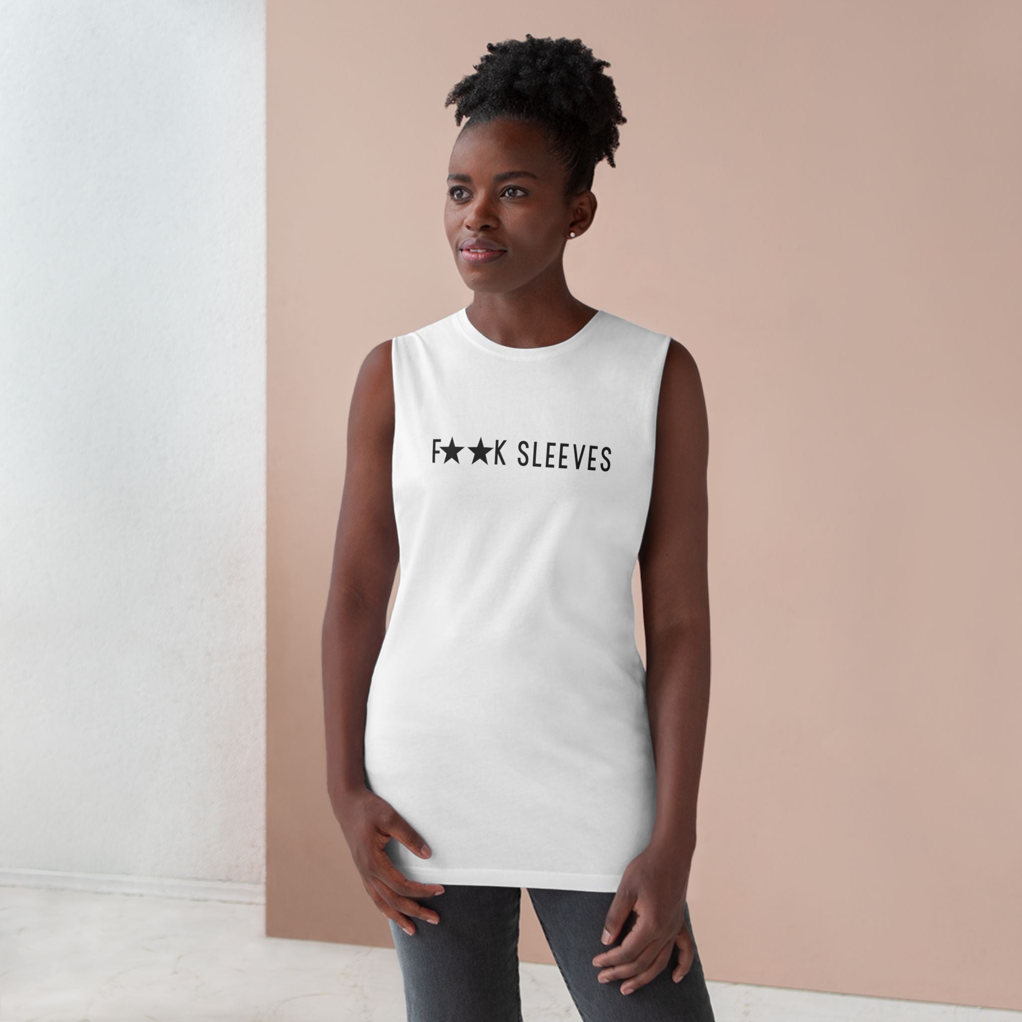 F**k Sleeves Unisex Barnard Tank