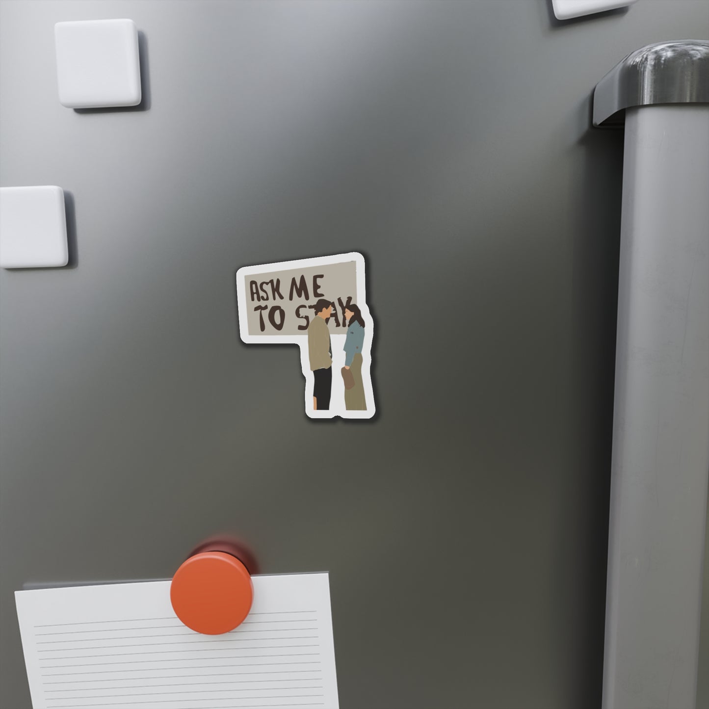 Ask Me To Stay Dawson's Creek Die-Cut Magnets