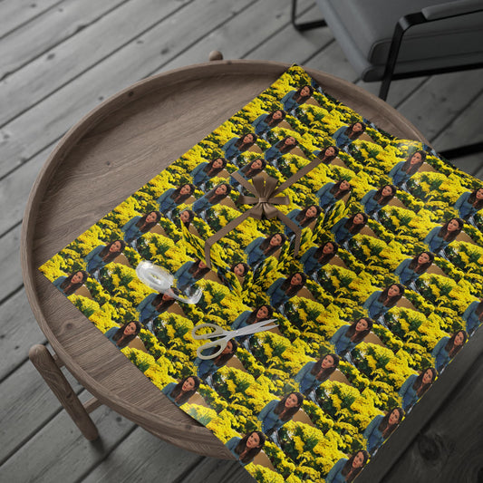 Gilmore Girls Lorelai Yellow Daisies Wrapping Paper