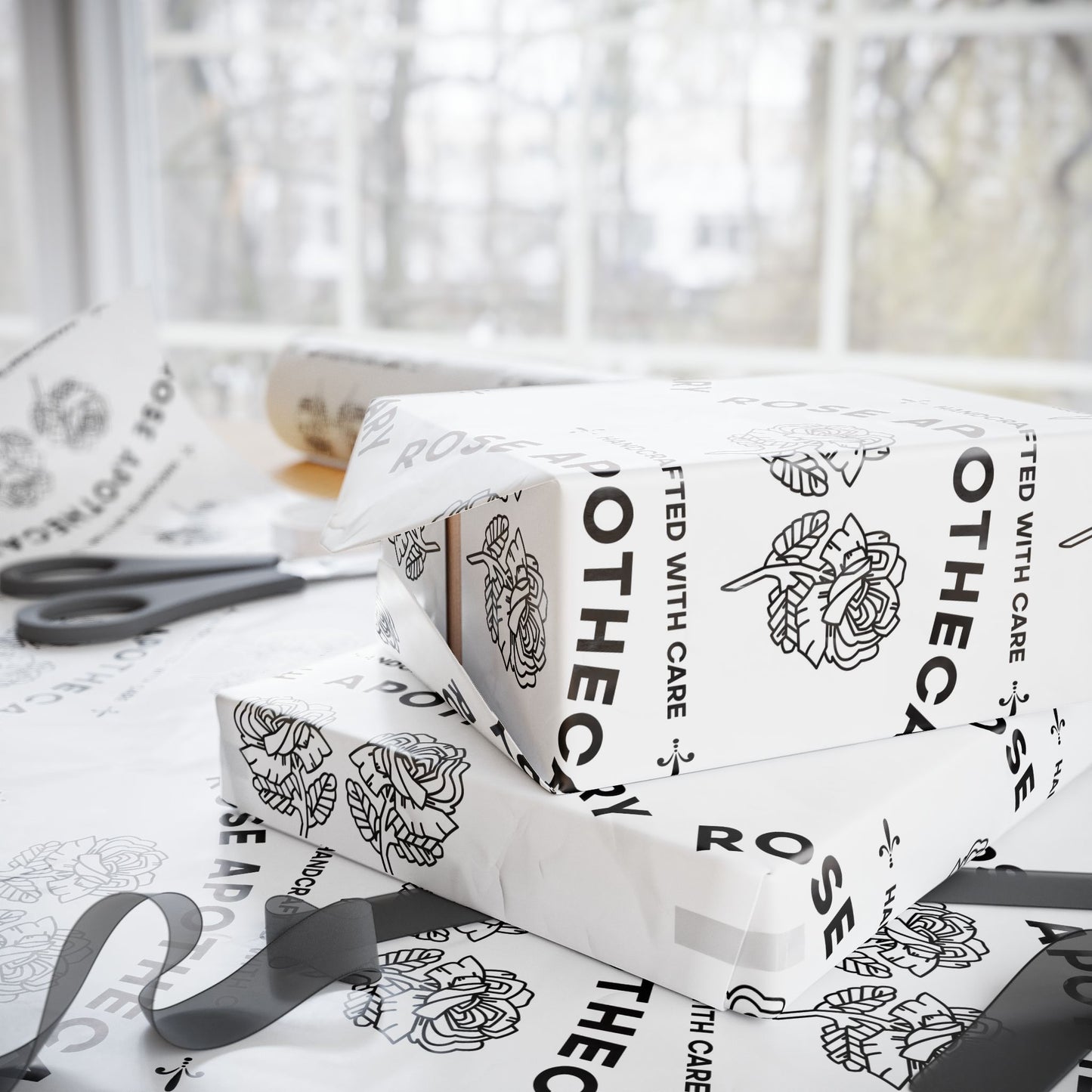Schitt's Creek Rose Apothecary Wrapping Paper