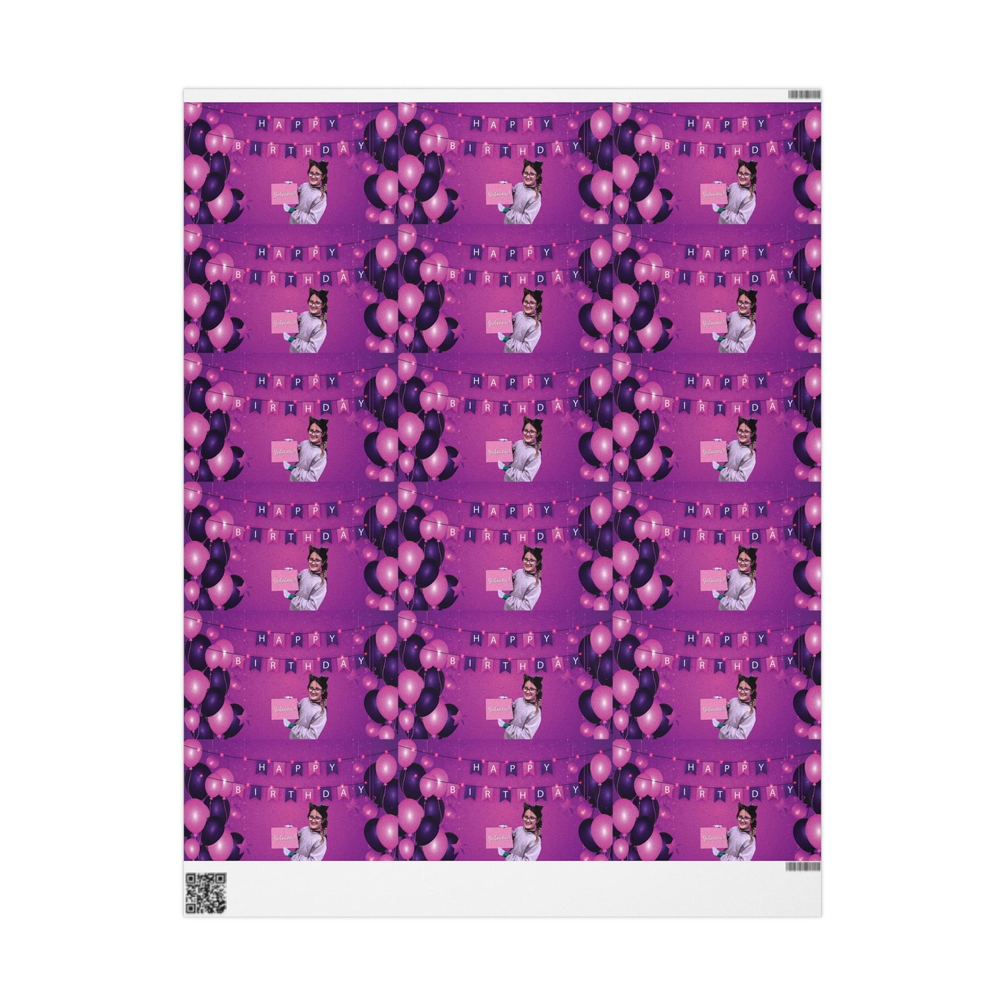 Juliana Birthday Wrapping Paper