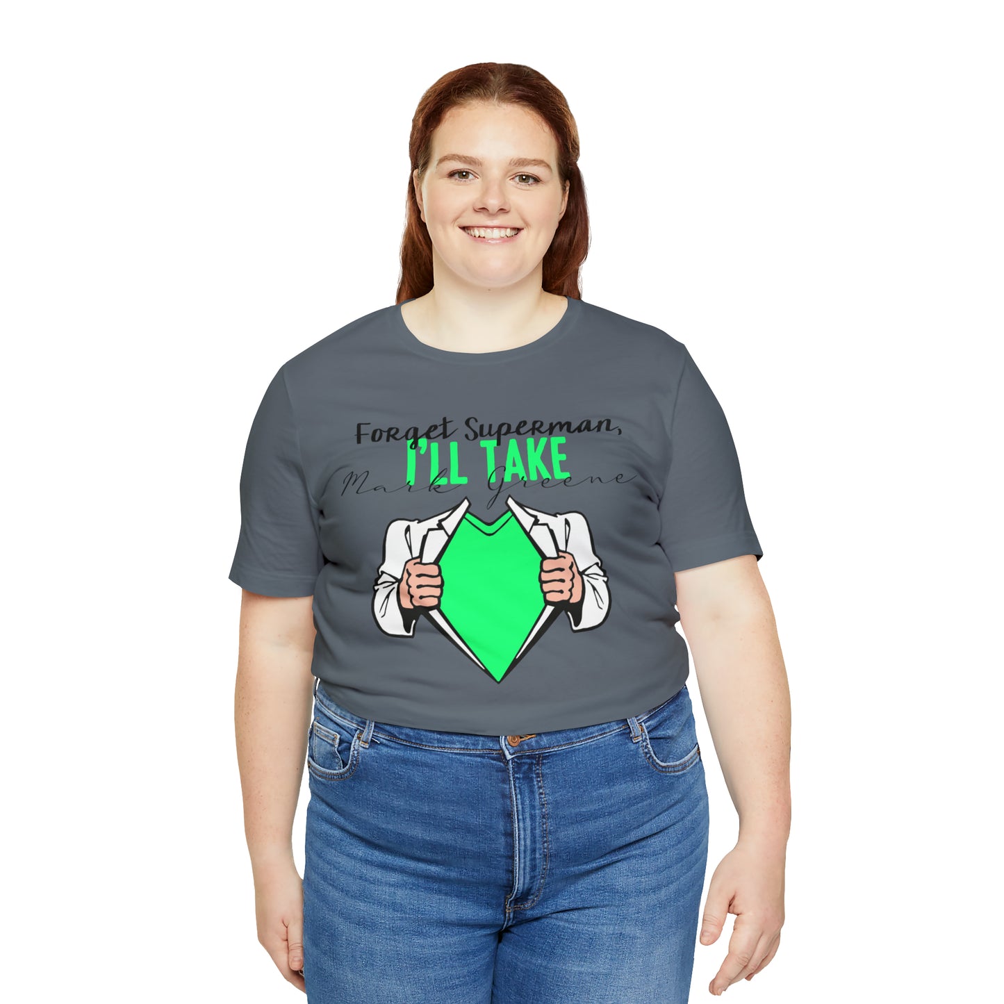 Forget Superman, I'll Take Mark Greene Unisex Jersey Short Sleeve Tee