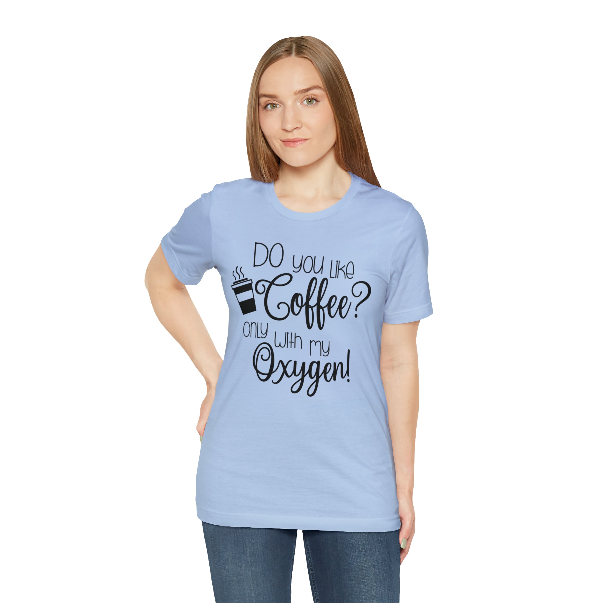 Gilmore Girls Only With My Oxygen Unisex Jersey Short Sleeve Tee