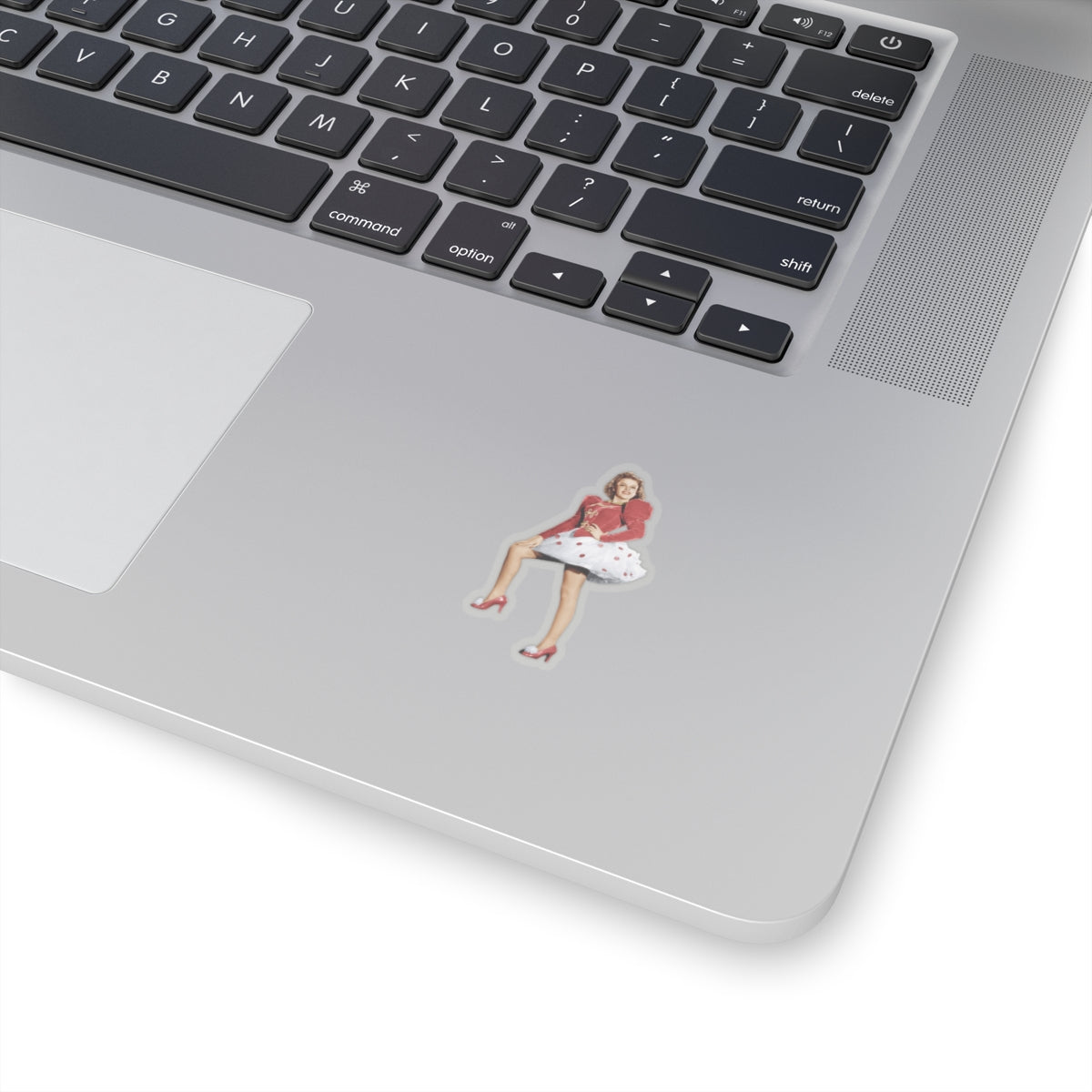 Judy Garland Red Polka Dot Kiss-Cut Sticker
