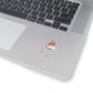 Judy Garland Red Polka Dot Kiss-Cut Sticker