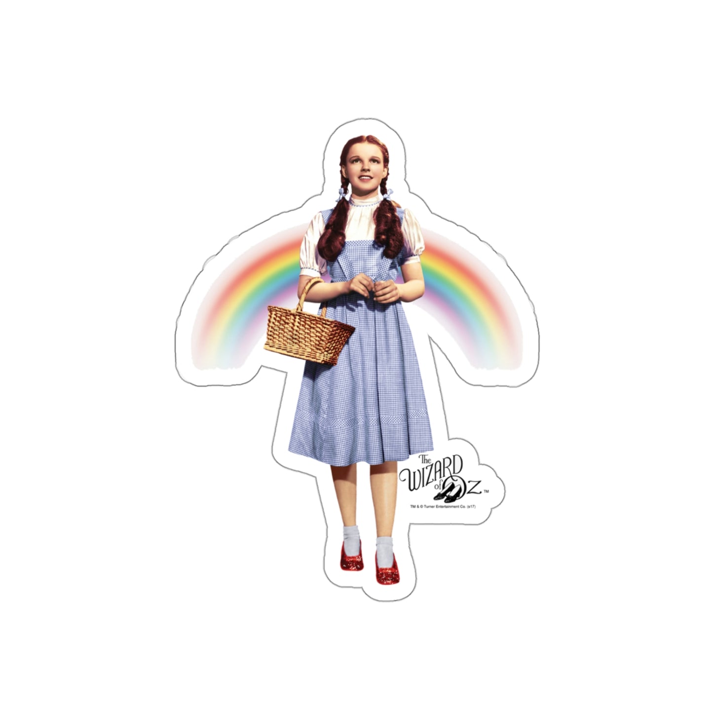 Judy Garland Wizard of Oz Rainbow Kiss-Cut Sticker