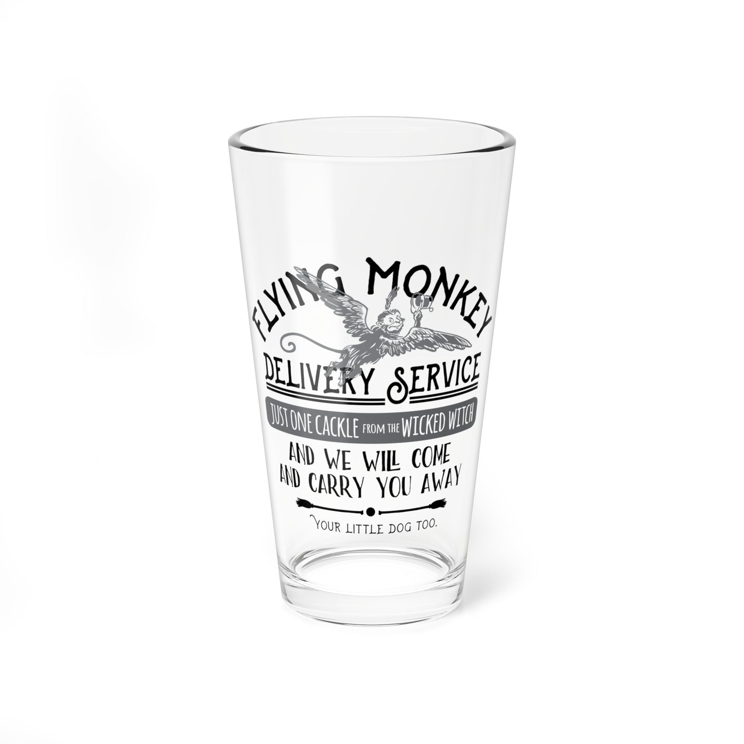 Wizard of Oz Flying Monkey's Delivery Service Mixing Glass