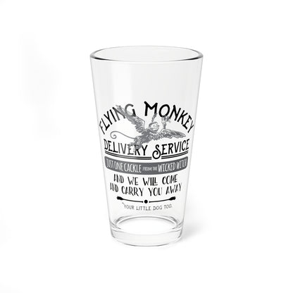 Wizard of Oz Flying Monkey's Delivery Service Mixing Glass