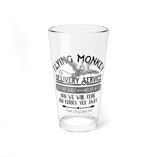 Wizard of Oz Flying Monkey's Delivery Service Mixing Glass