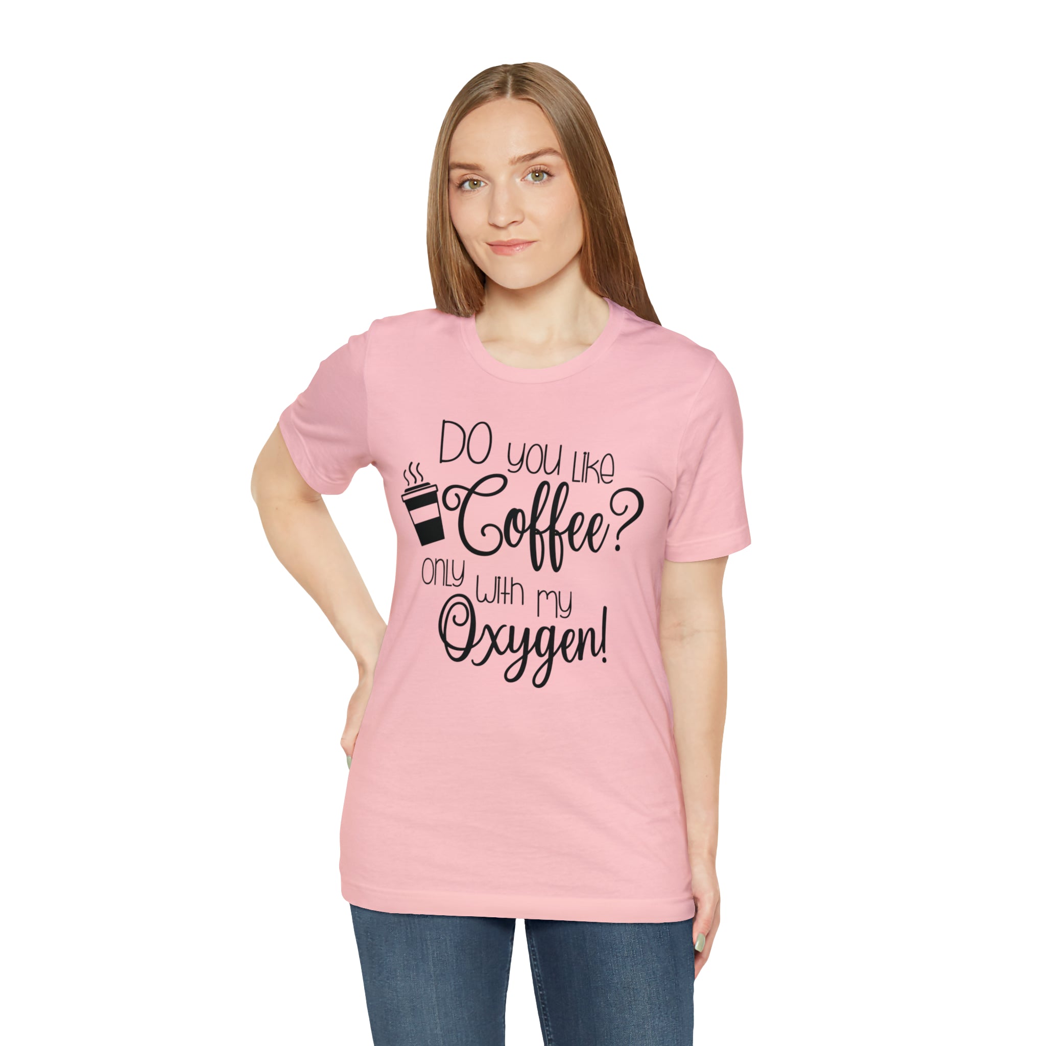 Gilmore Girls Only With My Oxygen Unisex Jersey Short Sleeve Tee