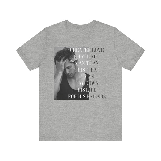John 15:13 Justice for Johnny Unisex Jersey Short Sleeve Tee