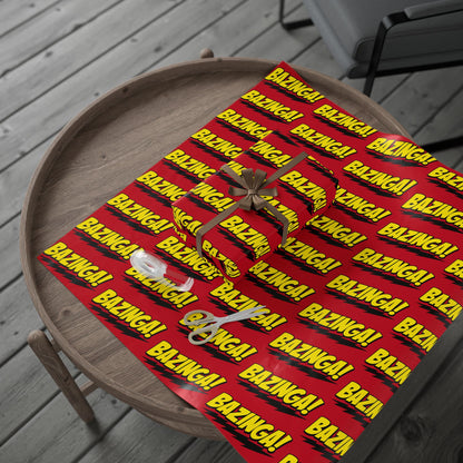 Big Bang Theory "BAZINGA!" Wrapping Paper