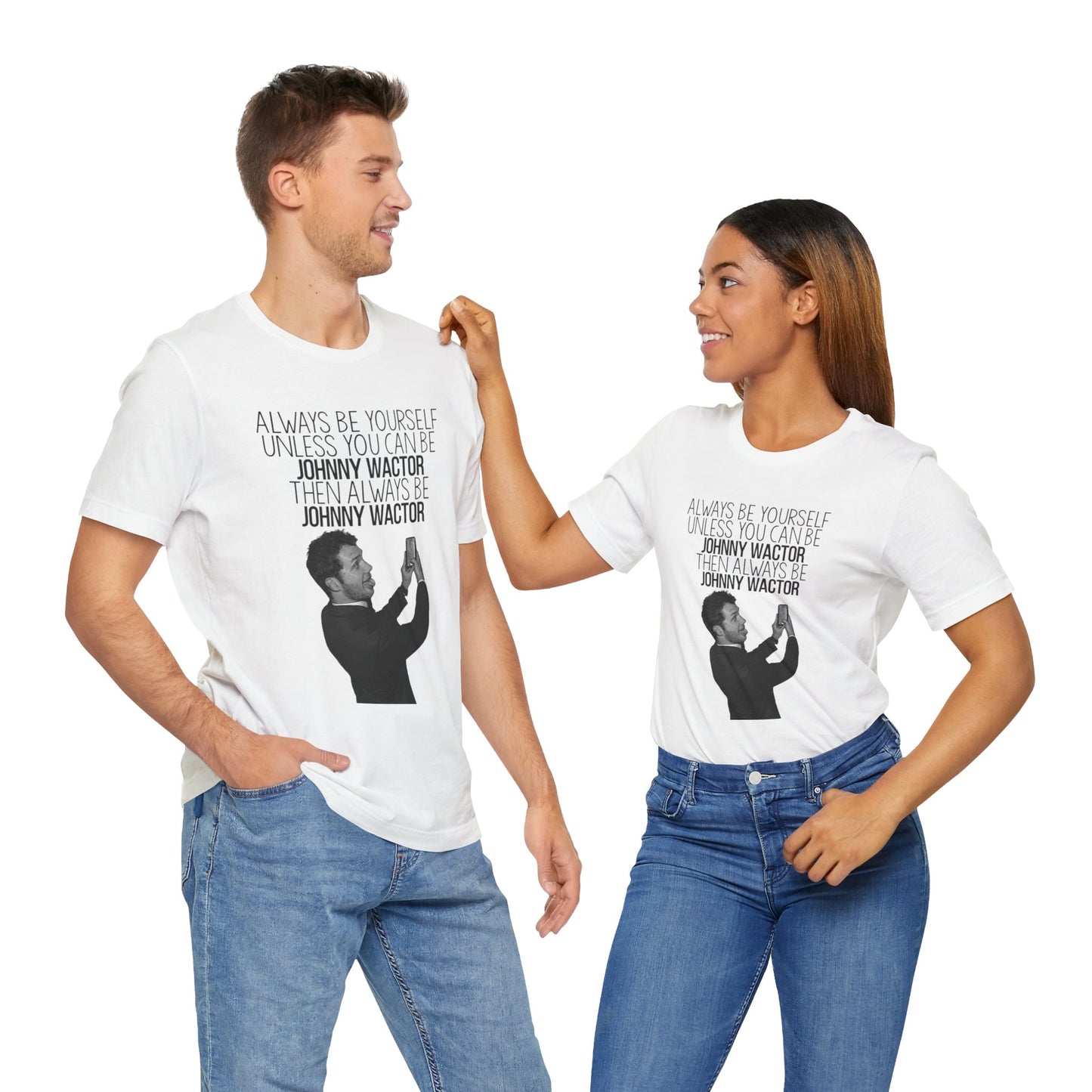 Always Be Johnny Justice for Johnny Wactor Unisex Jersey Short Sleeve Tee