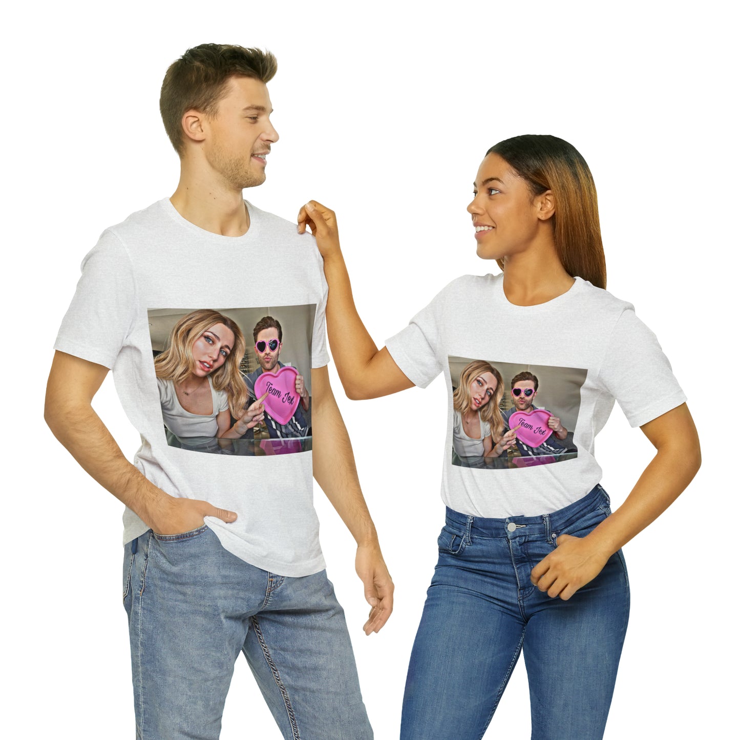Team Jex Heart Unisex Jersey Short Sleeve Tee