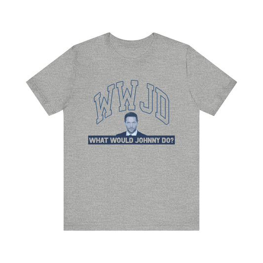 What Would Johnny Do Justice for Johnny Unisex Jersey Short Sleeve Tee
