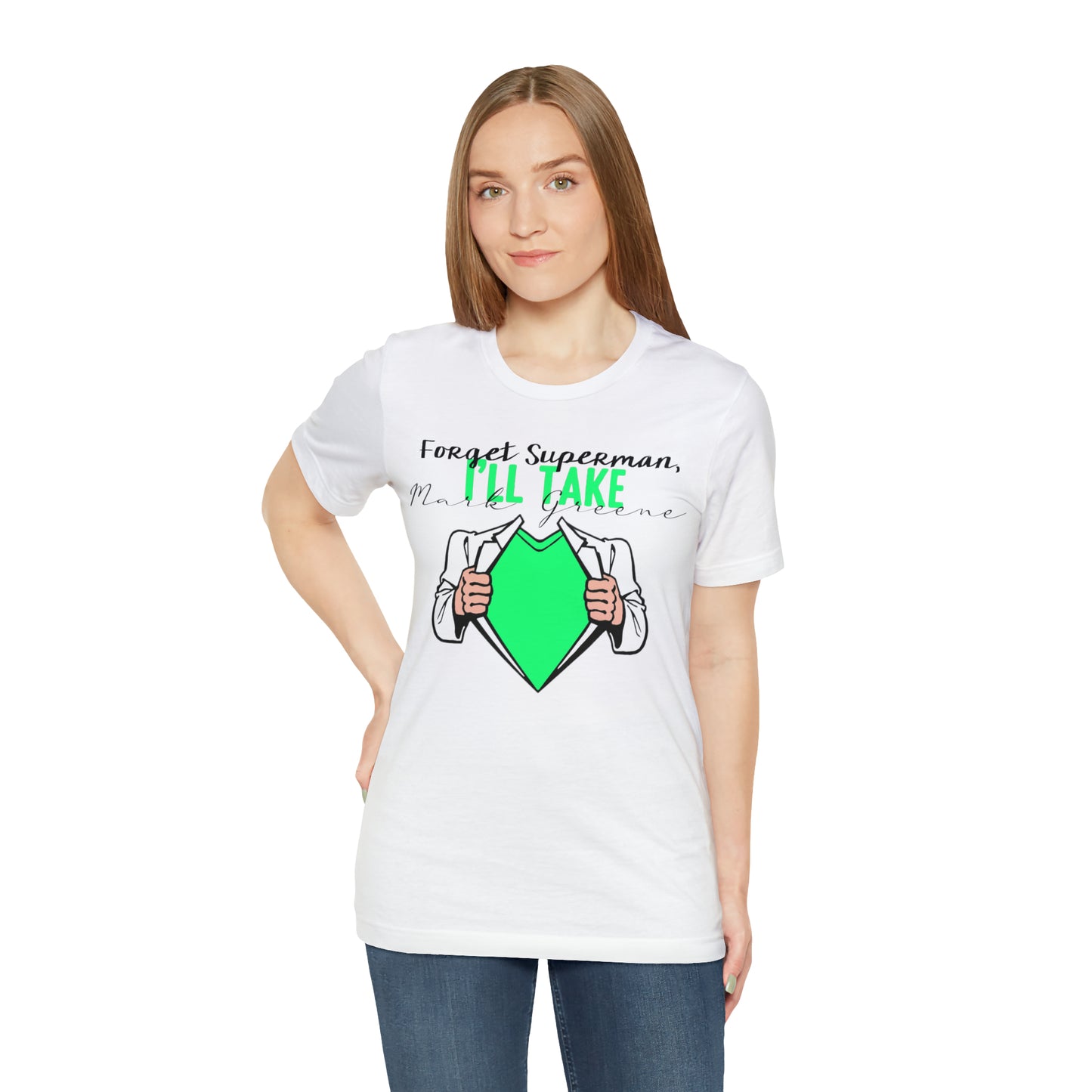 Forget Superman, I'll Take Mark Greene Unisex Jersey Short Sleeve Tee