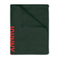 Johnny Wactor is All I Want in a Big Red Bow Velveteen Minky Blanket (Two-sided print)