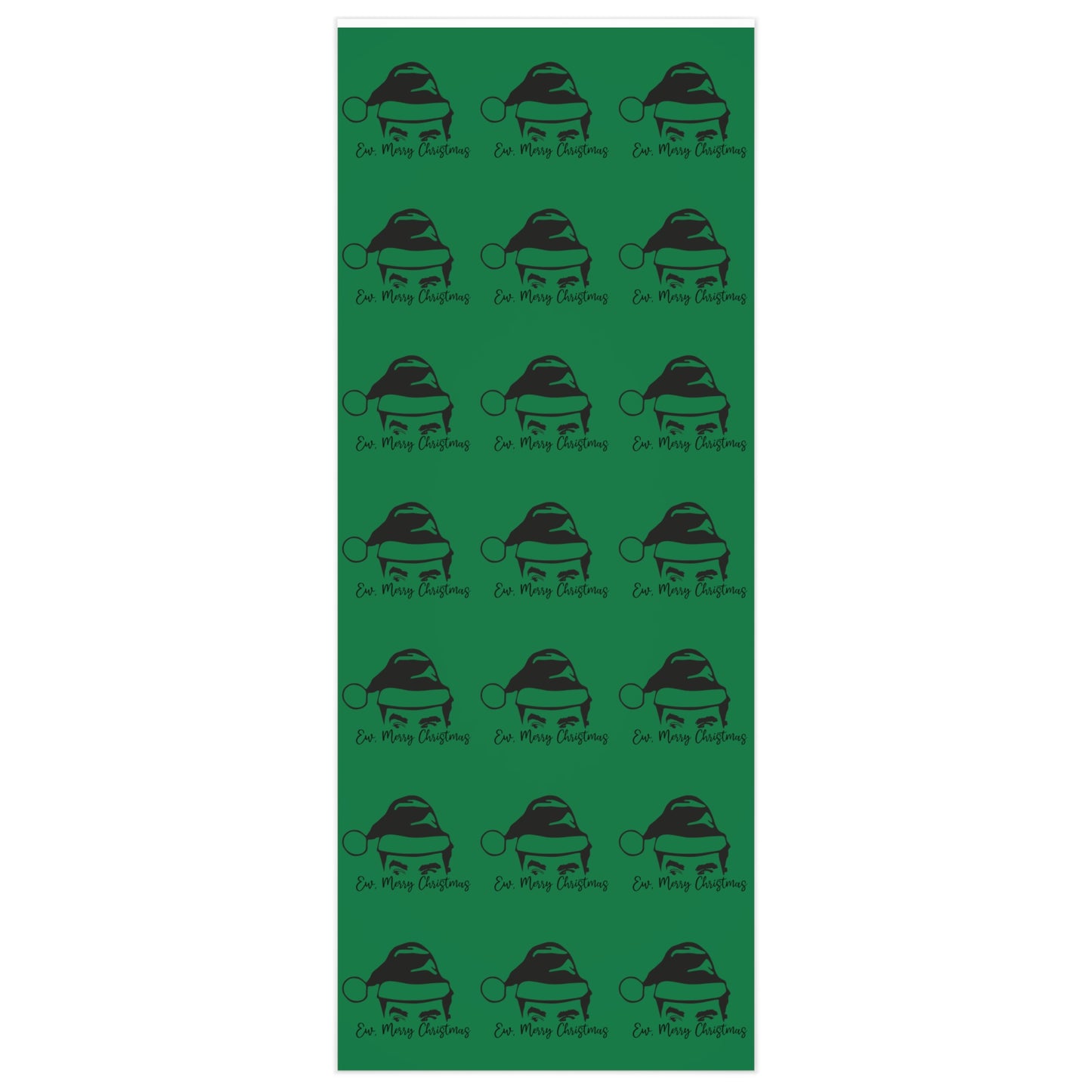 Schitt's Creek Green Ew, Merry Christmas Wrapping Paper Green