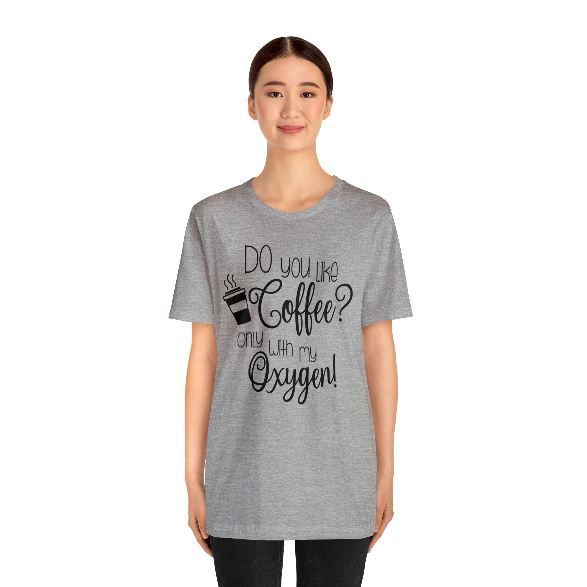 Gilmore Girls Only With My Oxygen Unisex Jersey Short Sleeve Tee