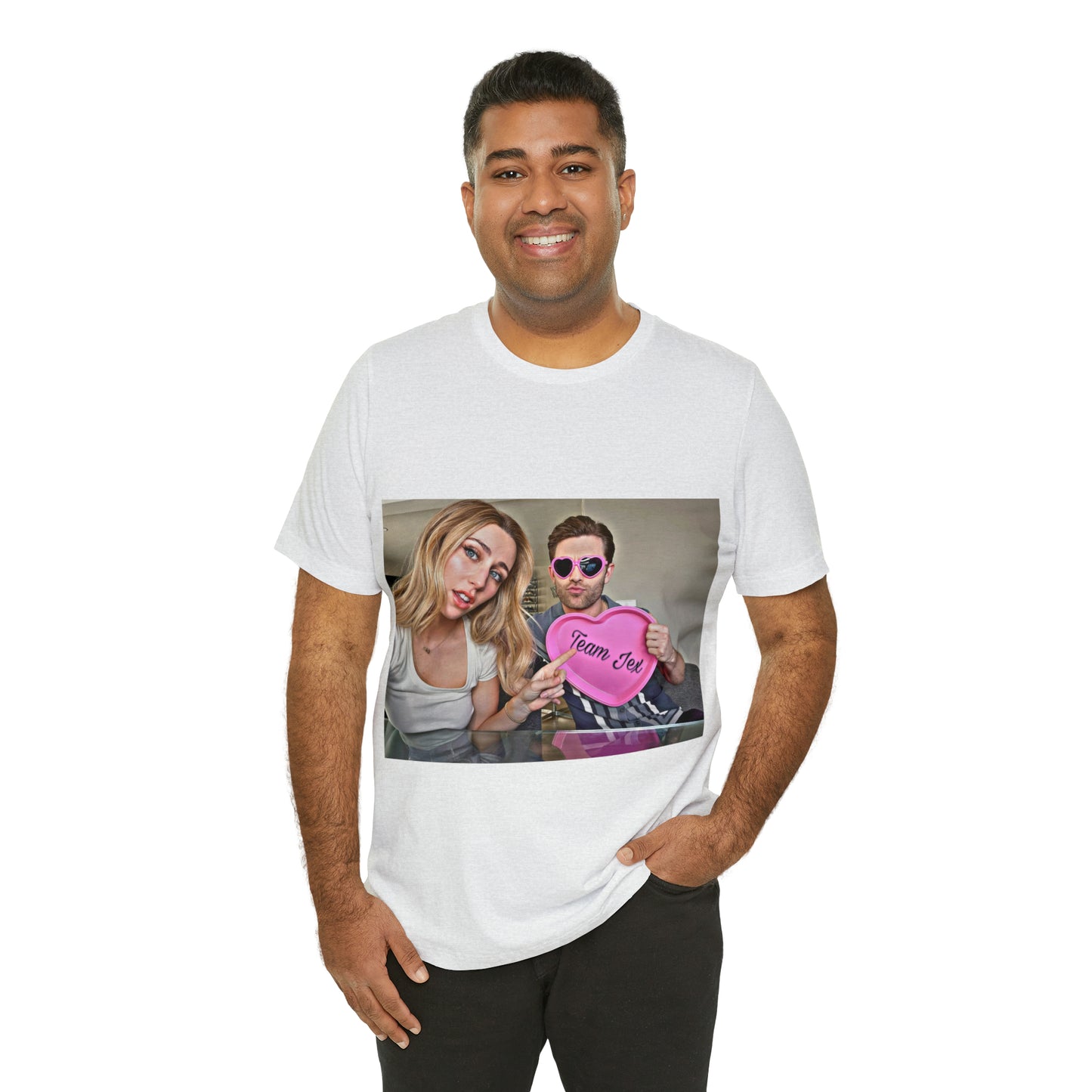 Team Jex Heart Unisex Jersey Short Sleeve Tee