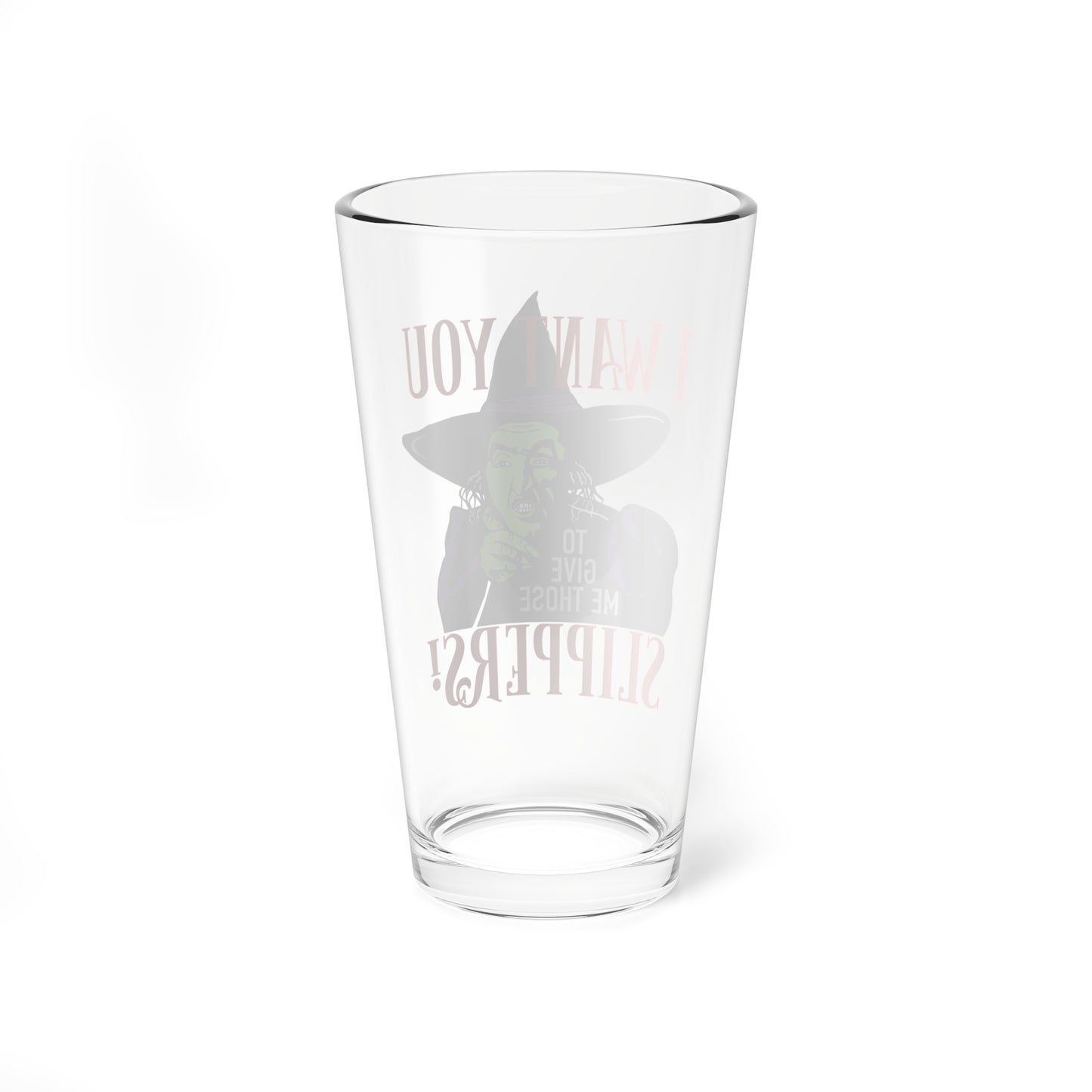 Wizard of Oz I Want You to Give Me Those Slippers Mixing Glass