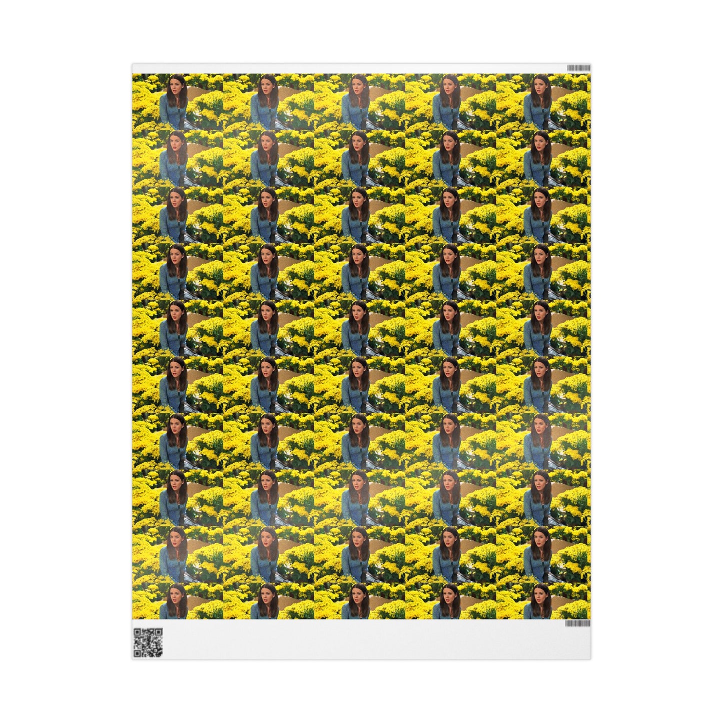 Gilmore Girls Lorelai Yellow Daisies Wrapping Paper