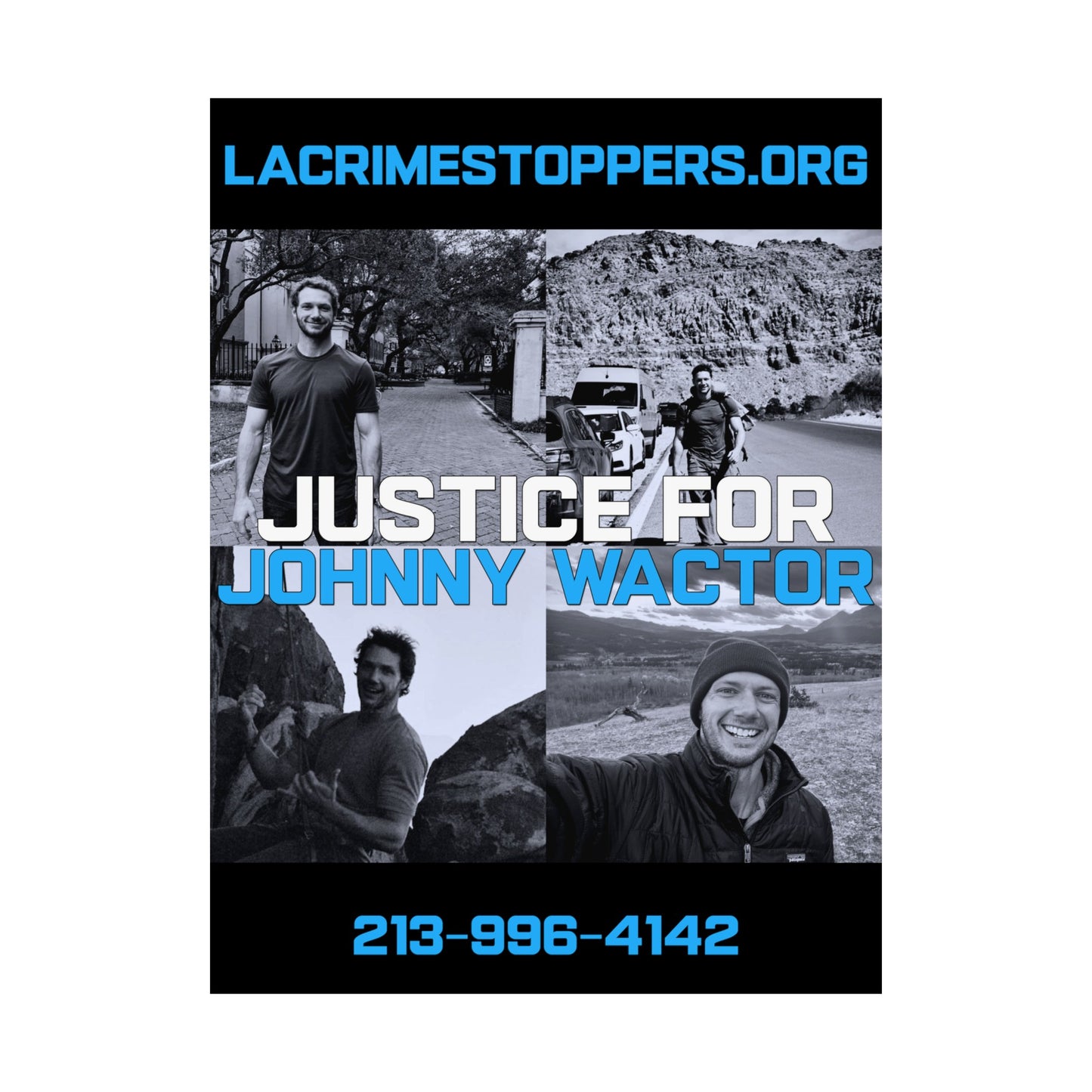 Justice For Johnny Wactor Matte Vertical Posters