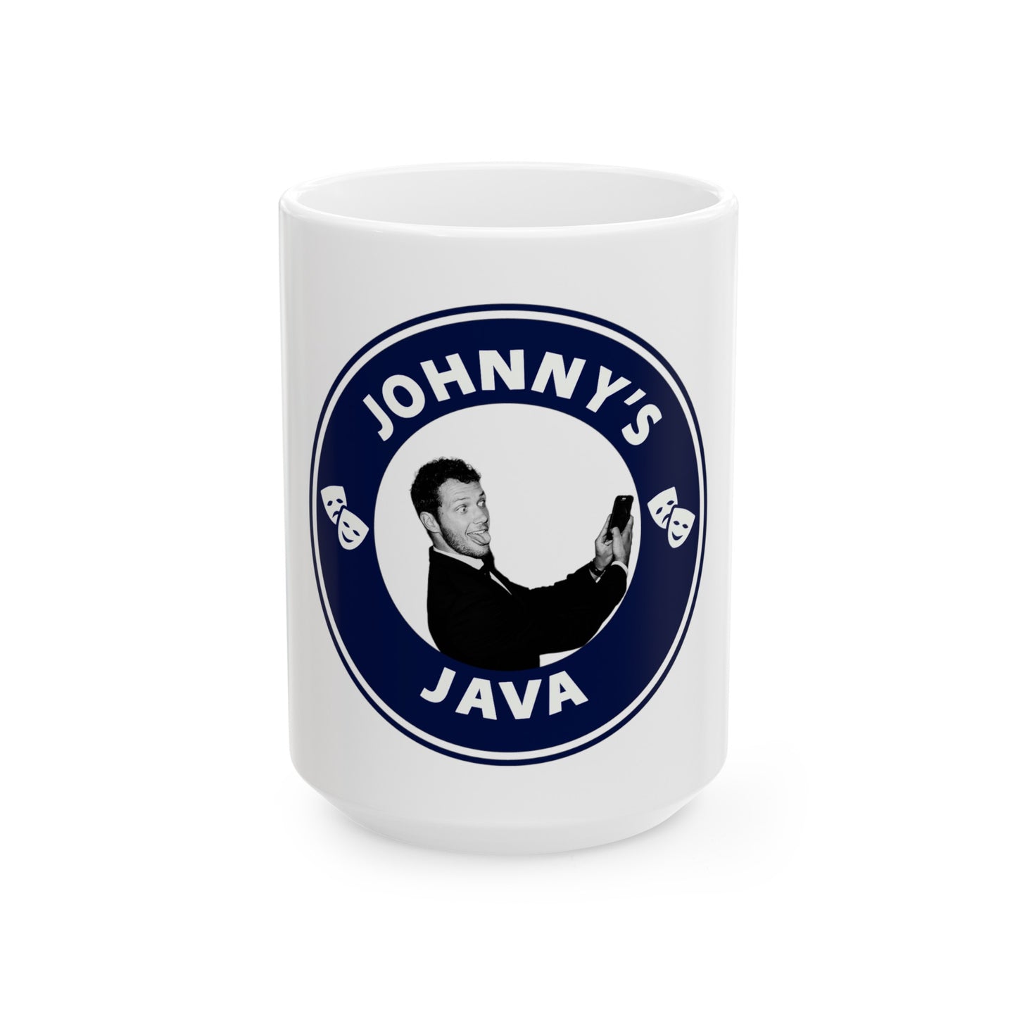 Johnny's Java Ceramic Mug, (11oz, 15oz)