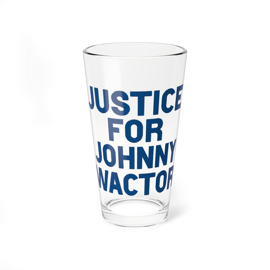 Justice for Johnny Wactor Mixing Glass, 16oz