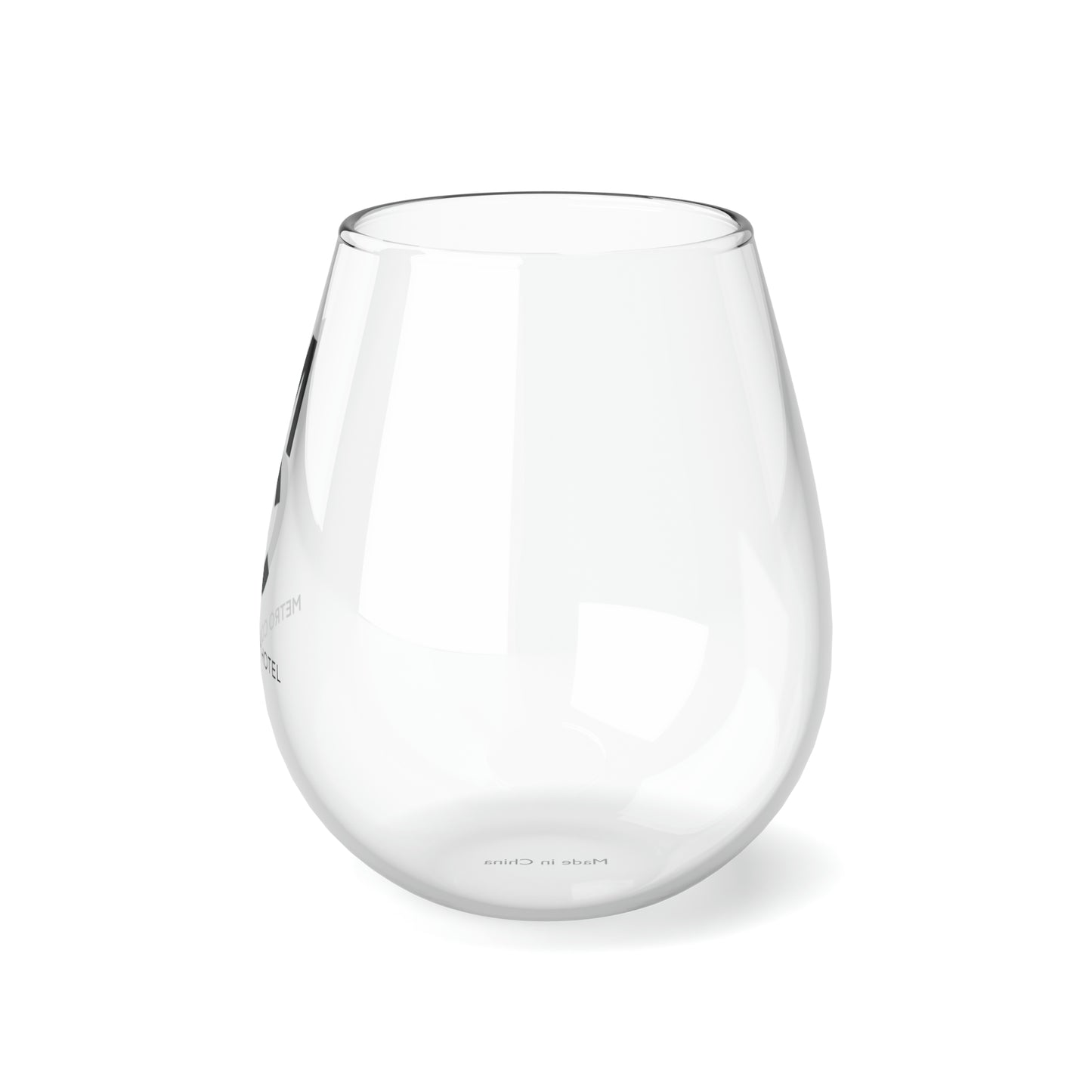 General Hospital Metro Court Stemless Wine Glass, 11.75oz
