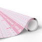 Emily Pink Merry Christmas Wrapping Paper Roll