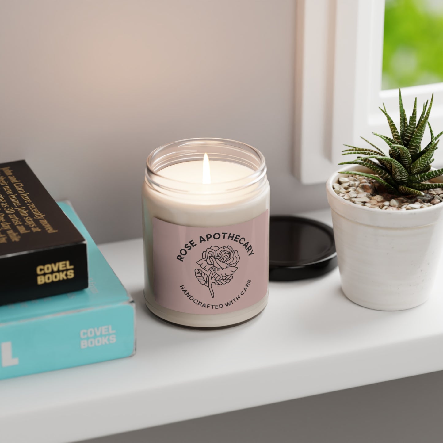 Schitt's Creek Rose Apothecary Scented Soy Candle