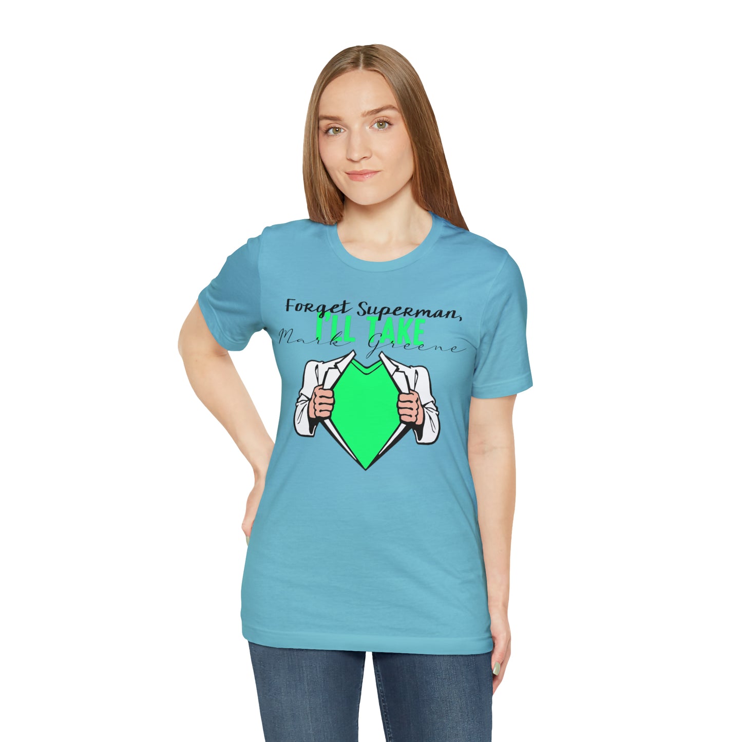 Forget Superman, I'll Take Mark Greene Unisex Jersey Short Sleeve Tee